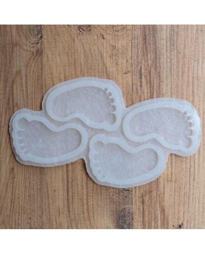 Bebek Ayağı Magnet Reçine Epoksi Kalıbı - Kod: SN1233