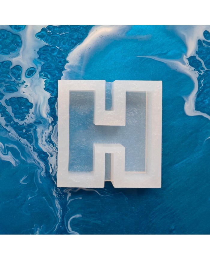 Tekli Harf Epoksi Reçine Kalıbı - H