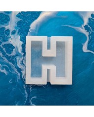 Tekli Harf Epoksi Reçine Kalıbı - H