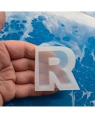 Tekli Harf Epoksi Reçine Kalıbı - R