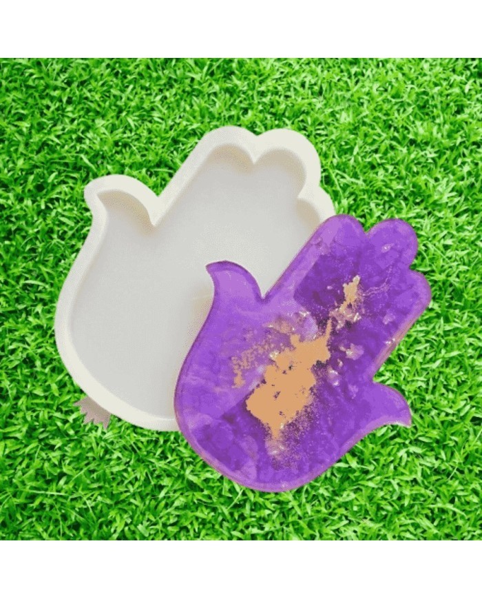 5 Adet 4lü Fatmanın Eli - Hobi Silikon Kalıbı- Kod: