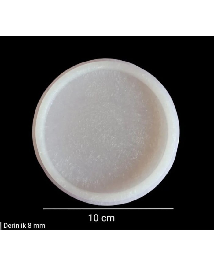 5 Adet 10cm - Tam Yuvarlak Bardak Altı Kalıbı