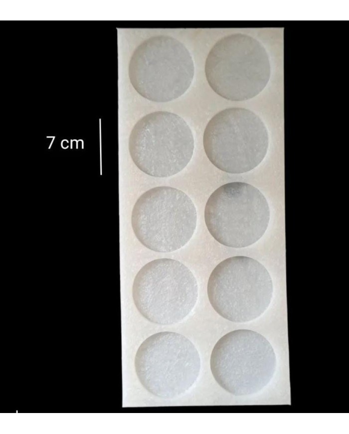 5 Adet 7cm - 10lu Yuvarlak Magnet Kalıbı