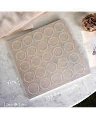 5 Adet 25 Lİ 7CM REÇİNE EPOKSİ MAGNET KALIBI