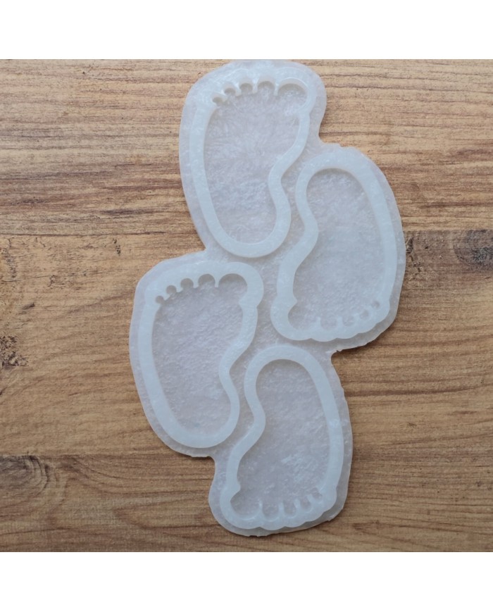 5 Adet Bebek Ayağı1Çift Magnet Reçine Epoksi Kalıbı - Kod: 1233