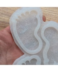 5 Adet Bebek Ayağı1Çift Magnet Reçine Epoksi Kalıbı - Kod: 1233