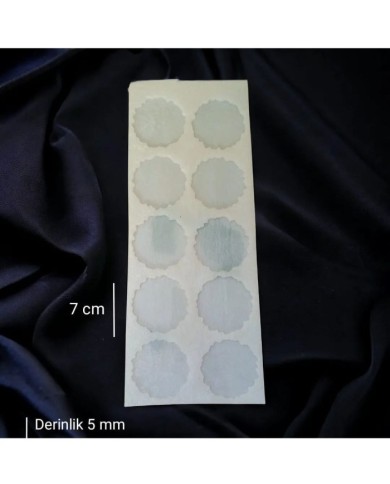 7cm - 10lu Tırtıklı Yuvarlak Magnet Kalıbı