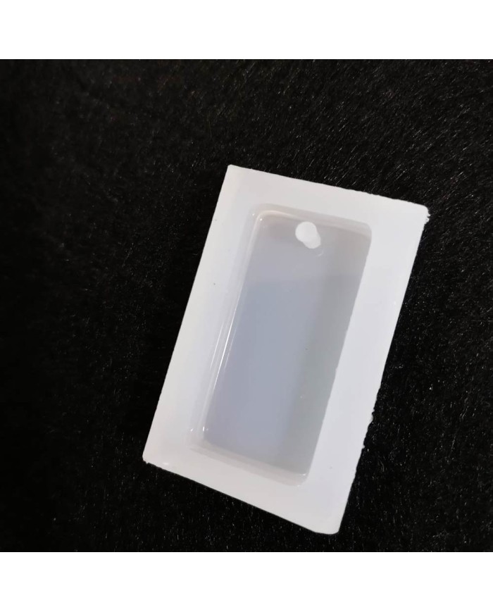 5 Adet Reçine Epoksi Kalıp-delikli Dikdörtgen - E17