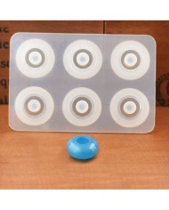 İnce Yassı 16 mm Şambala Boncuk Reçine Epoksi Kalıp -Kod:92