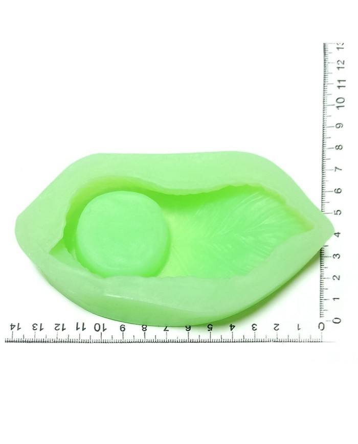 5 Adet Yaprak - Mum ve Beton Kalıp