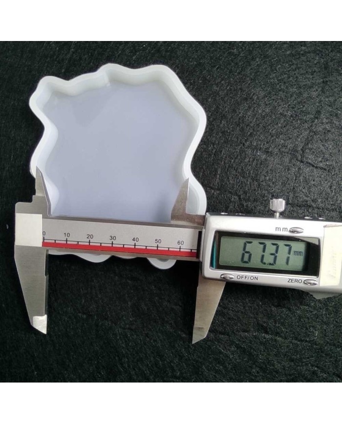 Bardak Altı Reçine Epoksi Kalıp - Dalgalı -Kod:57