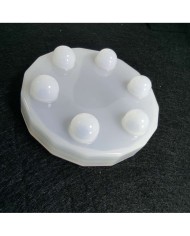 Ayakli Bardak Alti Reçine Epoksi Kalıp -Kod:47