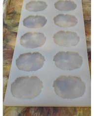 10'lu Epoksi Reçine Silikon Kalıp Kütük Modeli