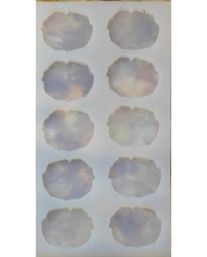 5 Adet 10'lu Epoksi Reçine Silikon Kalıp Kütük Modeli