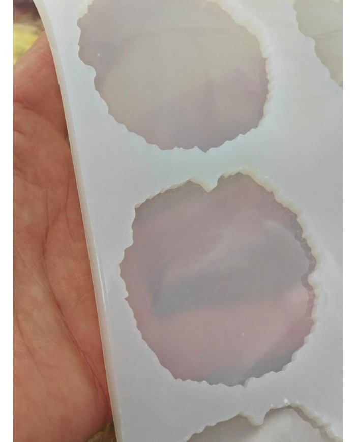 5 Adet 10'lu Epoksi Reçine Silikon Kalıp Kütük Modeli