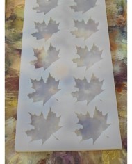 5 Adet 10'lu Epoksi Reçine Silikon Kalıp Çınar Yaprağı Modeli