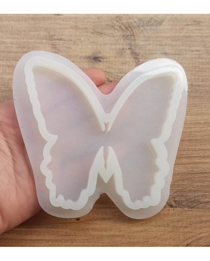 Kelebek Reçine Epoksi Bardak Altı Kalıbı - Kod: SN1245