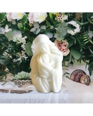 Bakire Mary İsa Anne Bebek Mum Silikon Kalıbı - Kod:1183