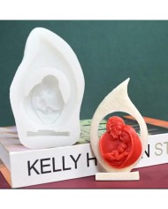 Kutsal Aile Mum Silikon Kalıbı - Kod:1168