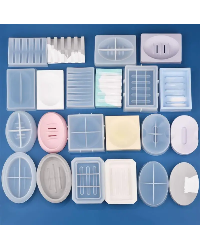 Oval Sabun Reçine Epoksi,Sabun ve Mum Kalıbı -Kod:1117