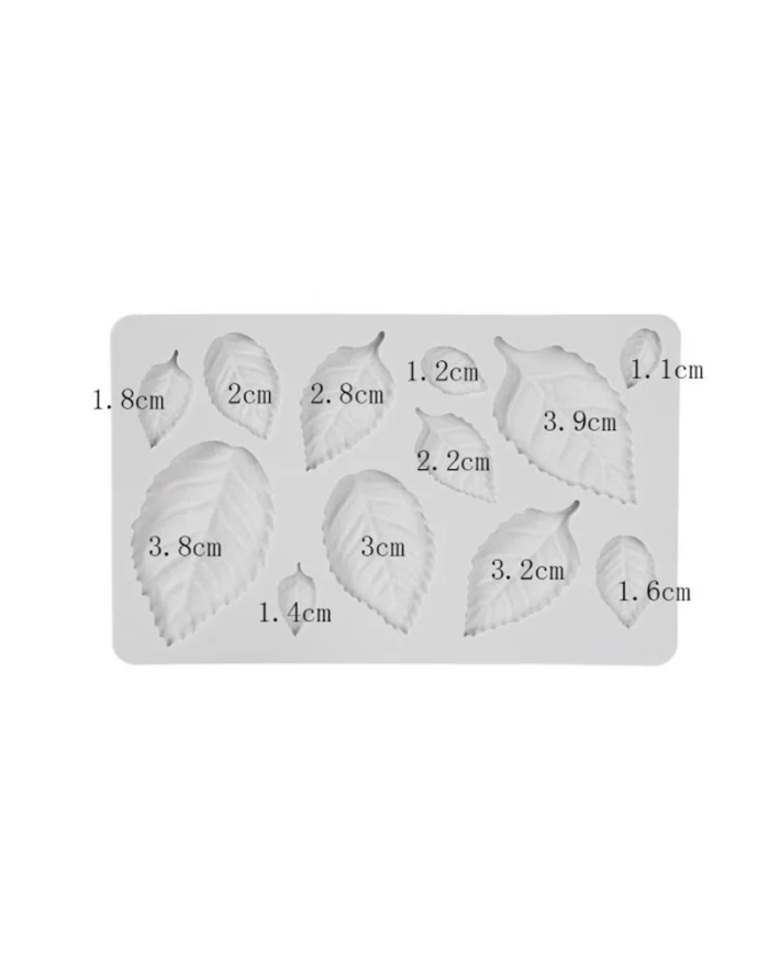 Yaprak Silikon Kalıp - Hobi Silikon Kalıbı -Kod:1129