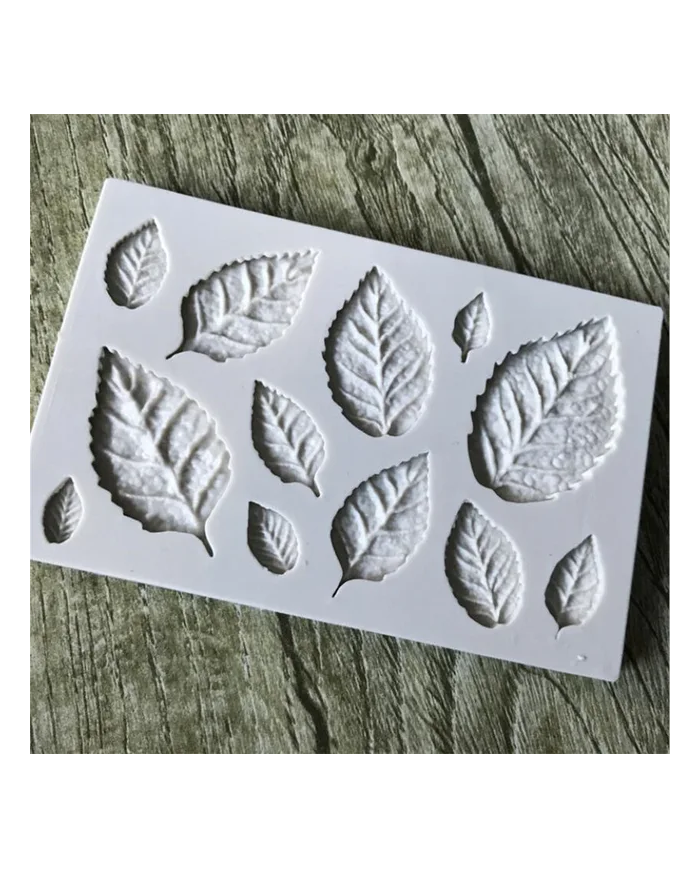 Yaprak Silikon Kalıp - Hobi Silikon Kalıbı -Kod:1129