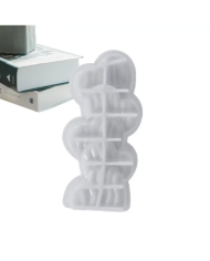 Dalgalı Kalp Modeli  Mum Hobi Silikon Kalıbı - Kod: 1153