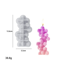 Papatya Modeli Mum Hobi Silikon Kalıbı - Kod: 1152