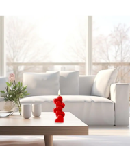 Kalp Modeli 3D Mum Hobi Silikon Kalıbı - Kod: 1150