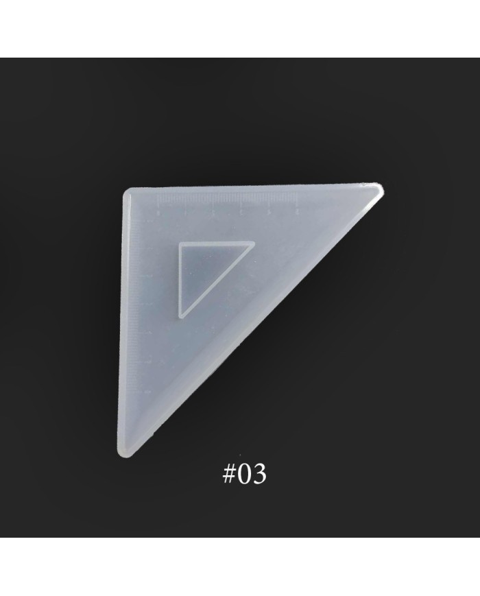 Reçine Epoksi Üçgen Cetvel Kalıp -Kod:88