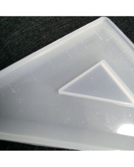 Reçine Epoksi Üçgen Cetvel Kalıp -Kod:88