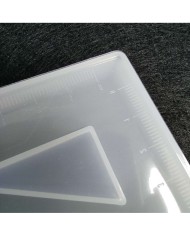 Reçine Epoksi Gönye Cetvel Kalıp -Kod:89