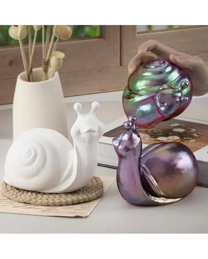 Salyangoz Model Reçine Epoksi Hobi Silikon Kalıp - Kod:1198