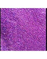 Mor Renk Uçan Baloncuk Cam Boncuk Deliksiz 10 Gr