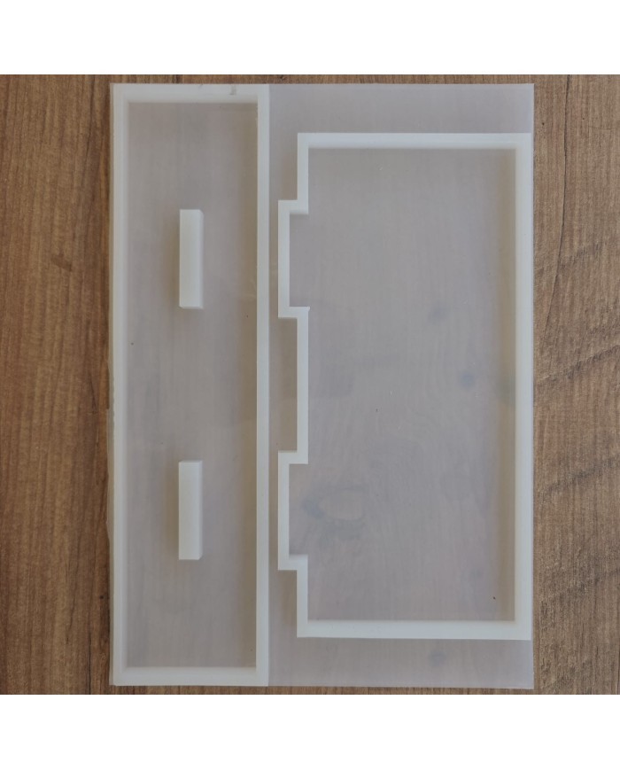 Düz Masa Üstü İsimlik Epoksi Reçine Silikon Kalıp Kod: