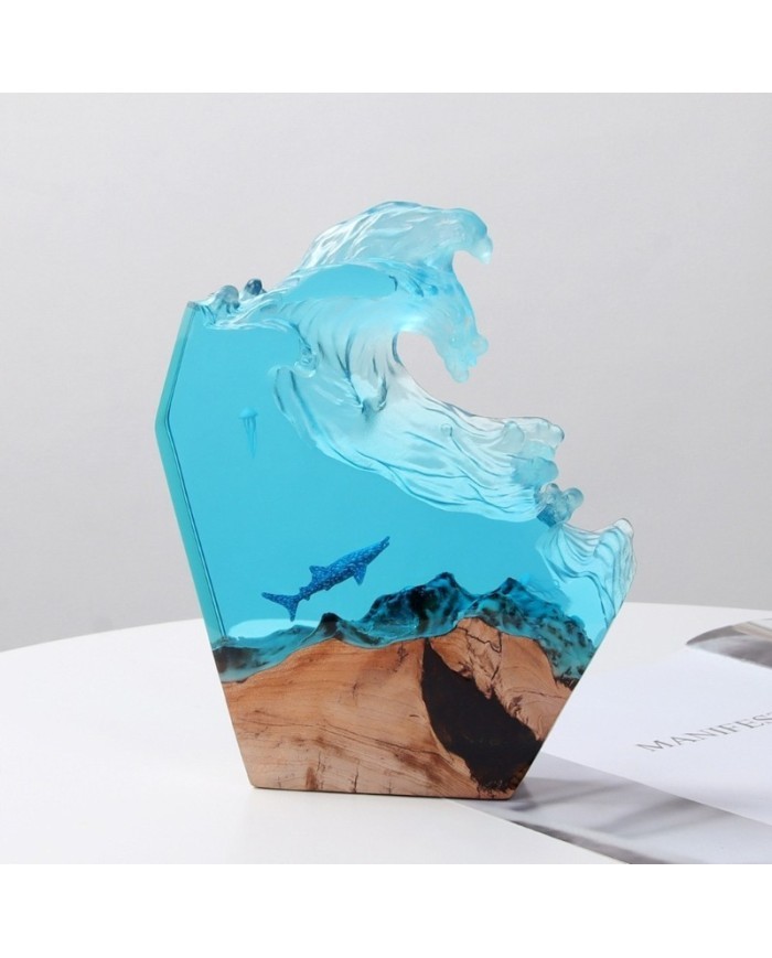 Deniz Dalgası Epoksi Reçine Silikon Kalıbı - Hobi Silikon Kalıbı -Kod:1220