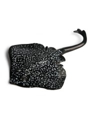 Yapay Siyah Vatoz Balığı Beyaz Benekli