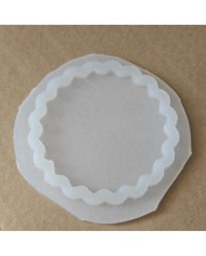 1 Adet - Reçine Epoksi Tırtıklı Magent Kalıp - Kod: