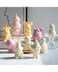 Kardan Adam Epoksi Kalıbı - Hobi Silikon Kalıbı - Kod: 1223