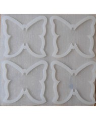 Kelebek Şekilli Epoksi Kalıbı 4'lü Kod: 1254