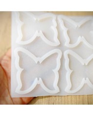 Kelebek Şekilli Epoksi Kalıbı 4'lü Kod: 1254