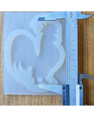 Denizli Horozu Epoksi Kalıbı 4'lü - Kod: SN1251