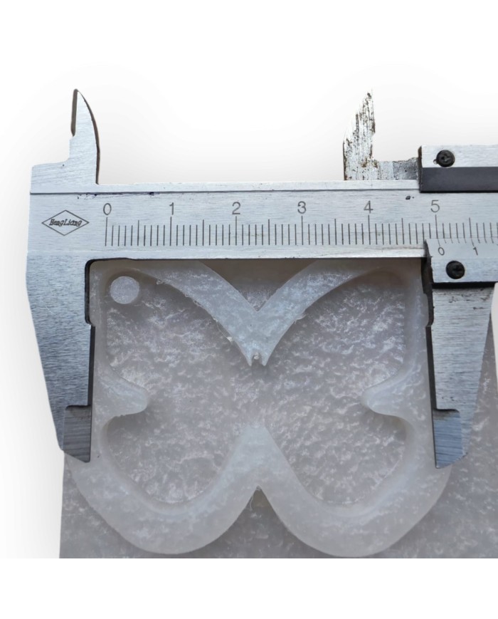 Delikli Kelebek Beton ve Epoksi Silikon Kalıbı - 10'lu