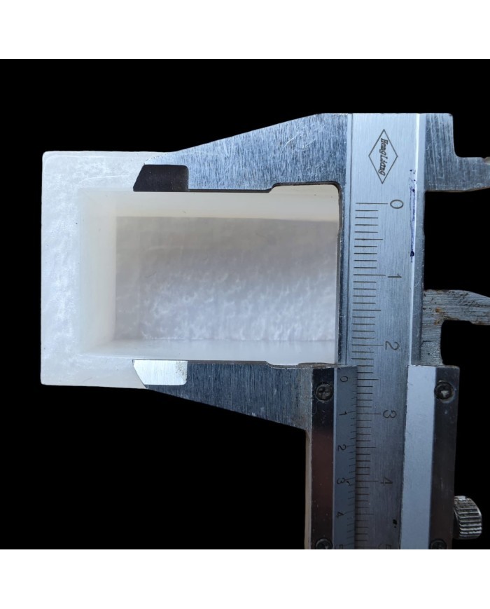 Dikdörtgen Beton ve Epoksi Silikon Kalıbı - 2x4cm