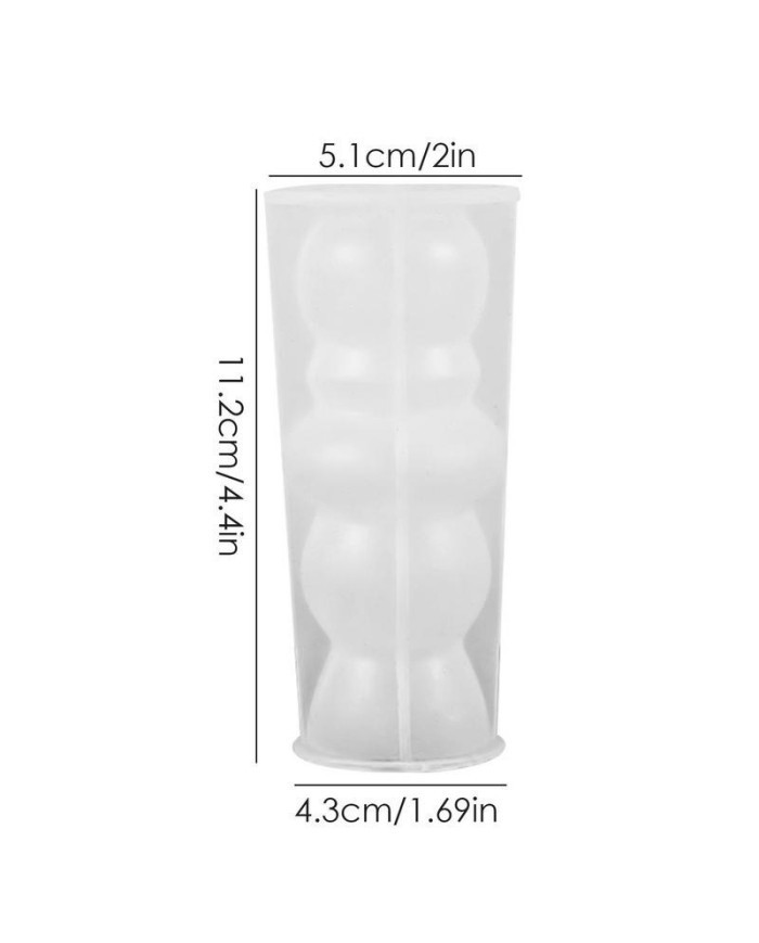 Dekoratif Mum Silikon Kalıbı - Kod: 495