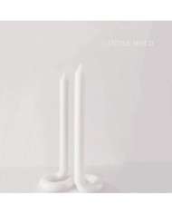 2 Uçlu Mika Mum Kalıbı - Kod: