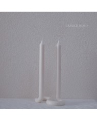 2 Uçlu Mika Mum Kalıbı - Kod: