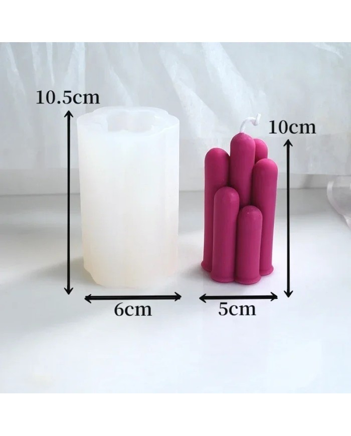 Dekoratif Bubble Mum Silikon Kalıbı - Kod: 1146B