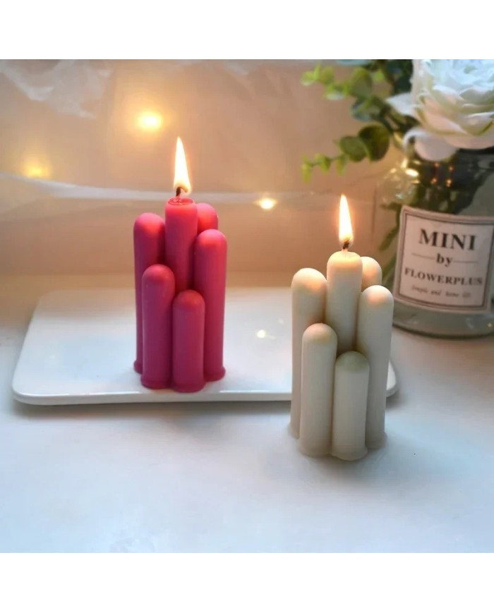 Dekoratif Bubble Mum Silikon Kalıbı - Kod: 1146B