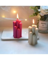 Dekoratif Bubble Mum Silikon Kalıbı - Kod: 1146B